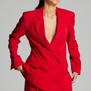 Gabrielle Union Collection Camfire Red Blazer (Suit Set w/ pants)